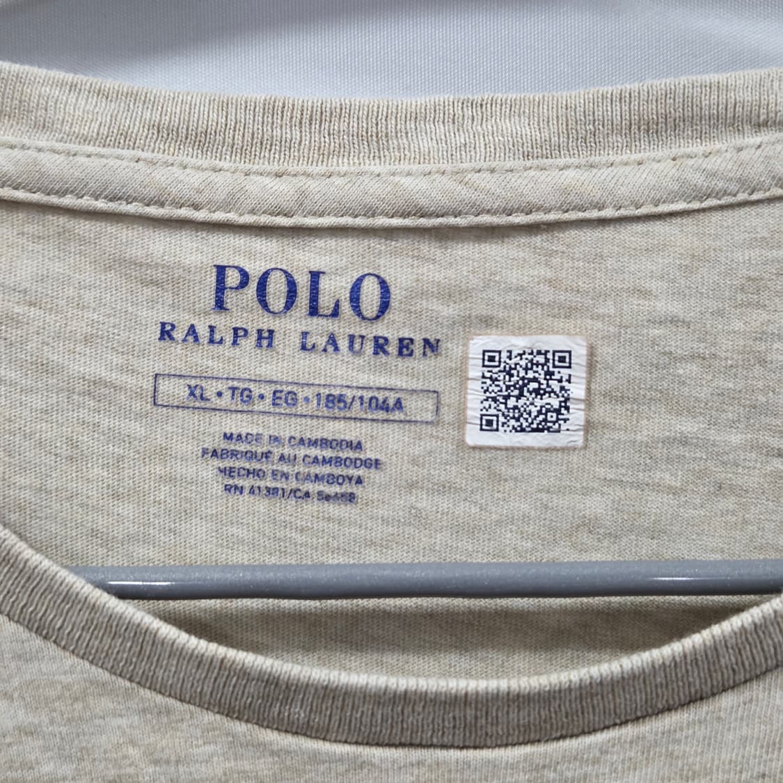 폴로랄프로렌 반팔 티셔츠 XL 상품이미지3