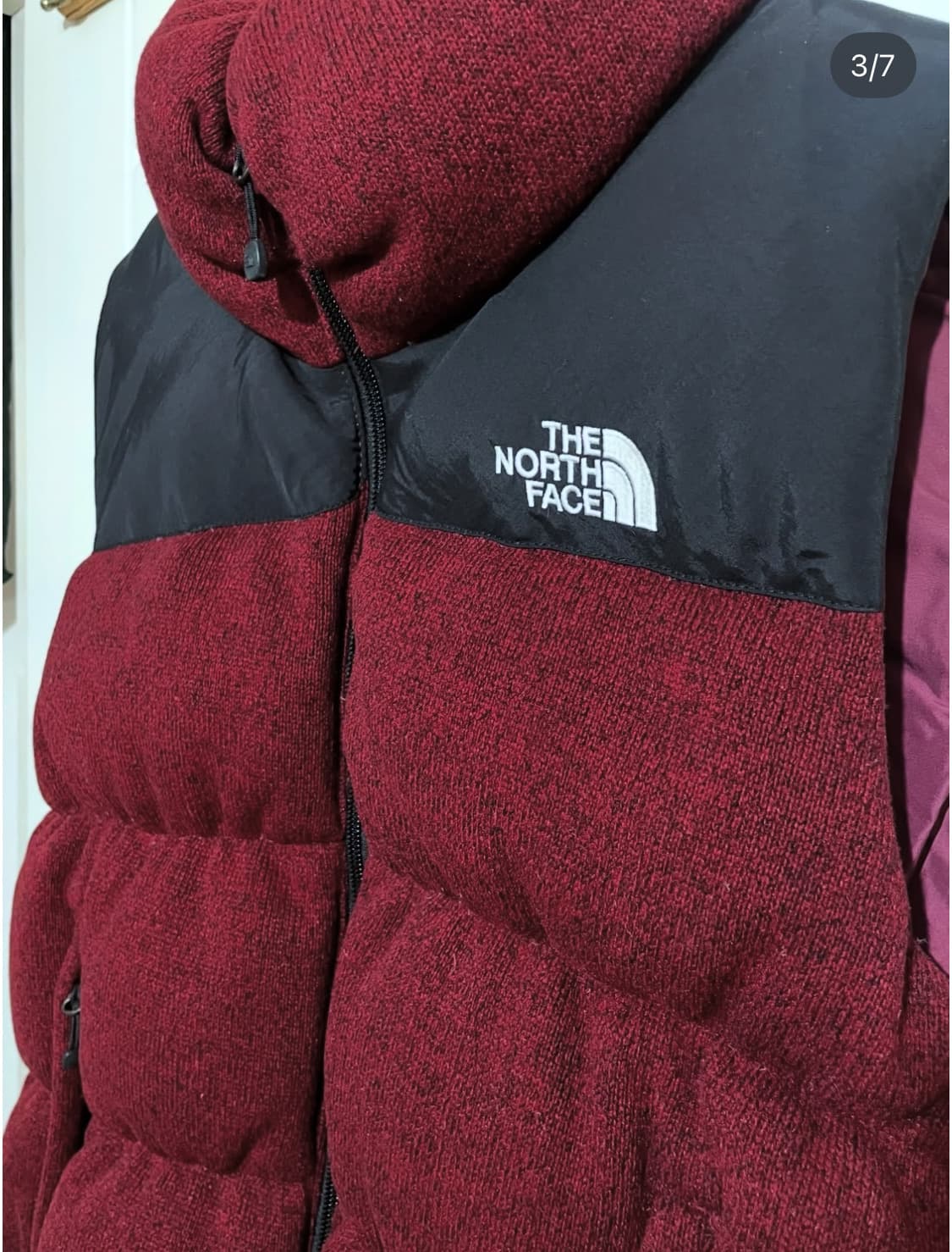 노스페이스 구스다운 니트 베스트 상품이미지3