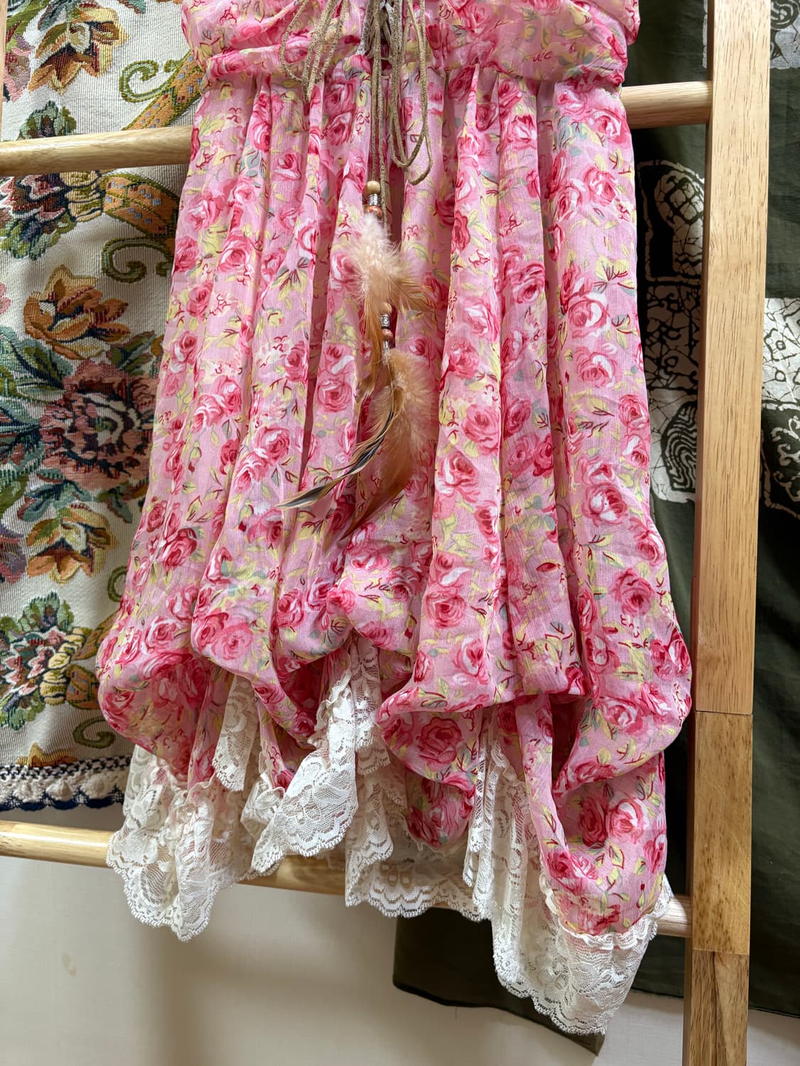 remix doll 모리 히메갸루 대장급 로즈패턴 슬리브리스 상품이미지5