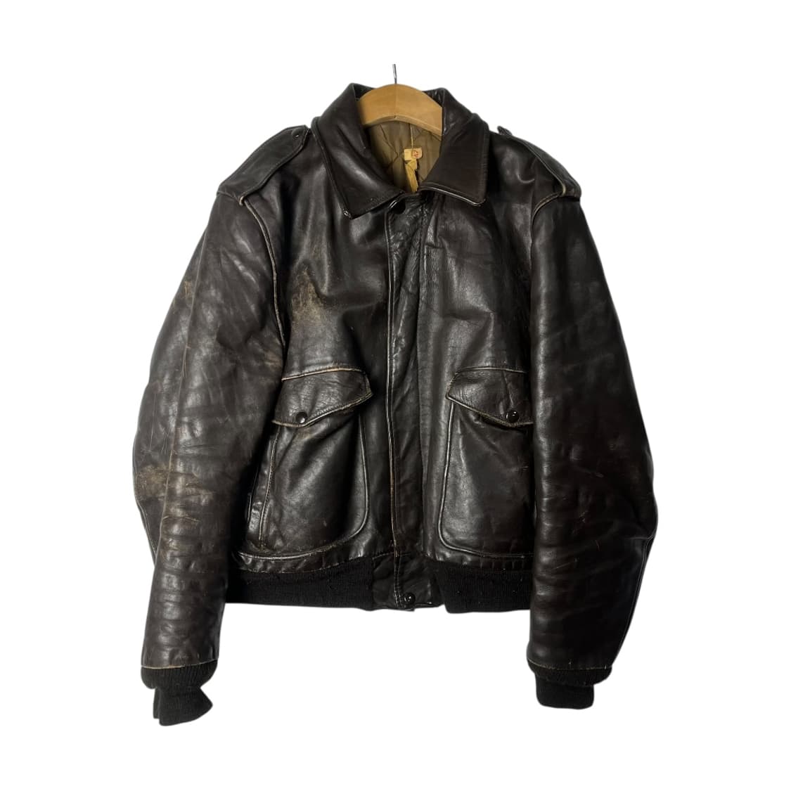 [Military] 80's 밀리터리 A-2 레더자켓 상품이미지1