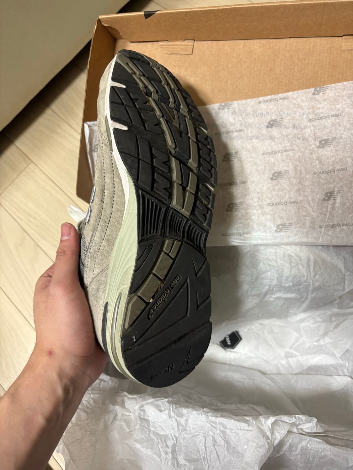 뉴발란스 991 그레이 색상 UK 9.5 상품이미지4