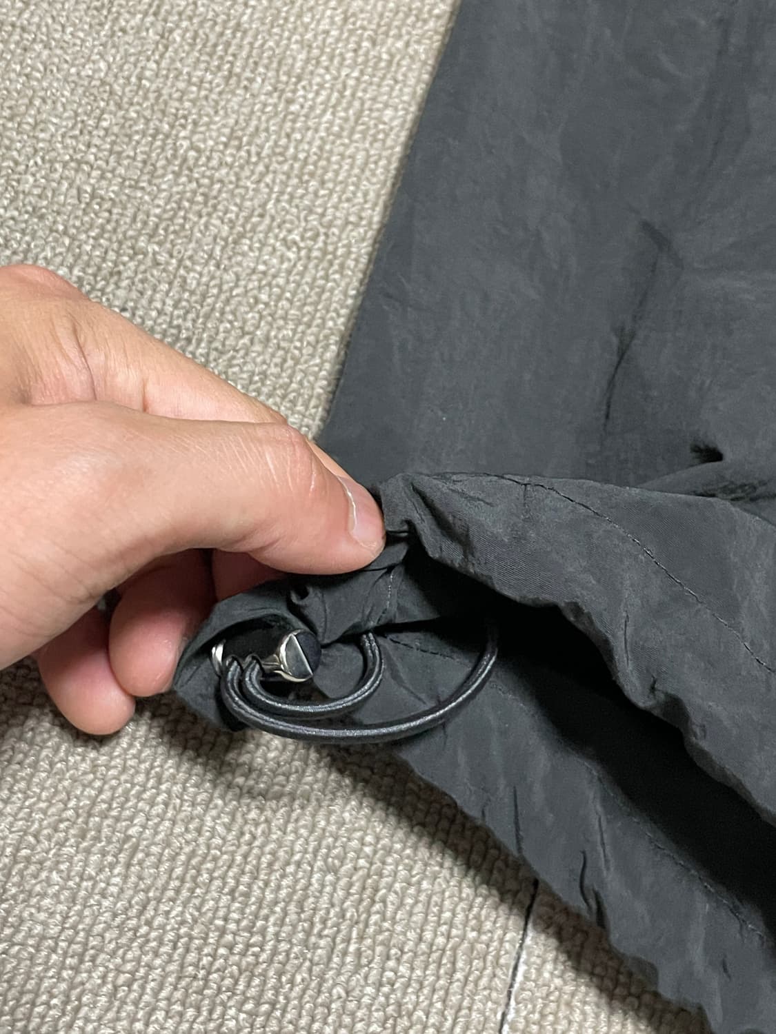 빈티지 블랙 나일론 카고 팬츠 상품이미지3