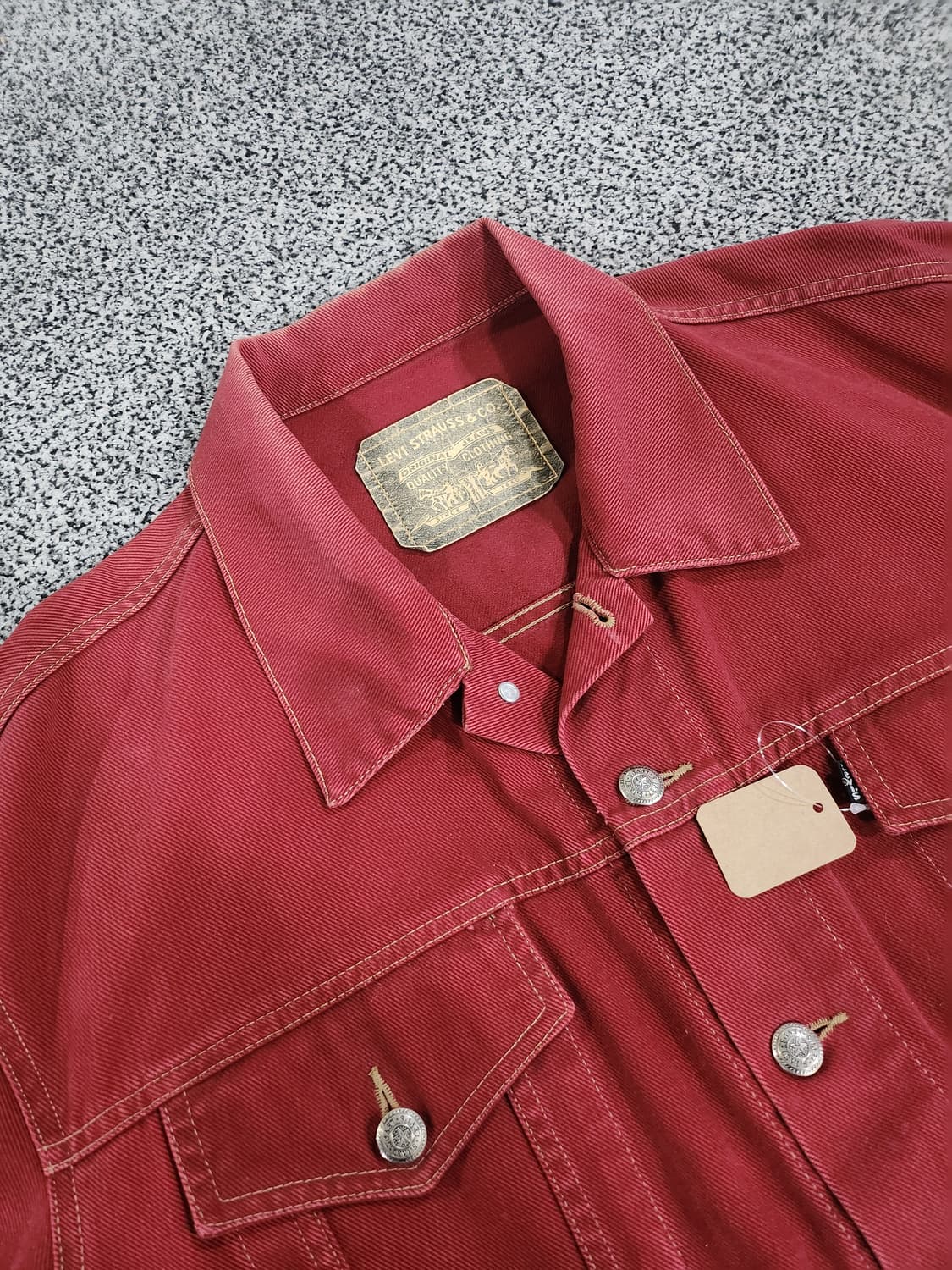 리바이스(Levi's) 레드 데님 재킷 (트러커 재킷) 상품이미지4