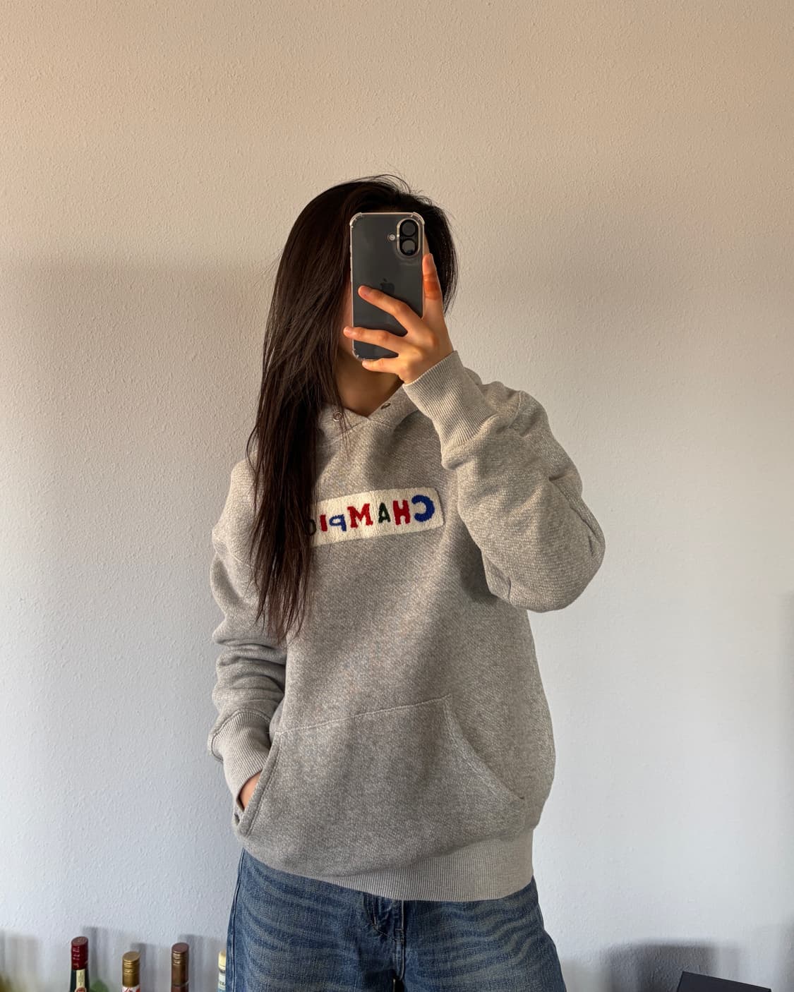 [M]챔피온 리버스위브 스펠아웃 후드티 상품이미지2