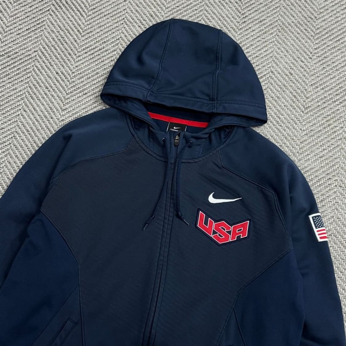 나이키 써마핏 usa 후드 집업 v4600 상품이미지3