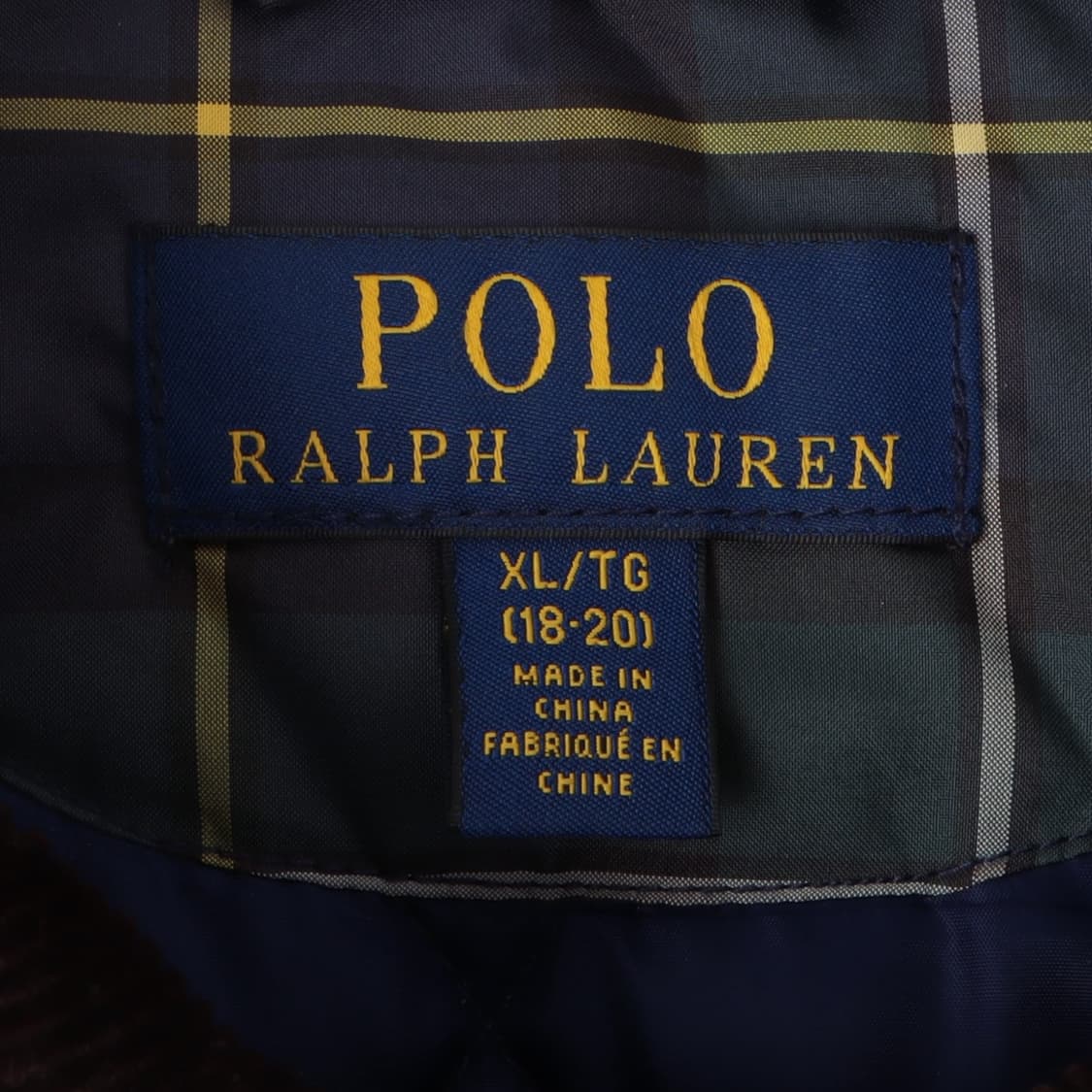 폴로 랄프로렌 플레이드 체크 카코트 퀄팅 자켓 상품이미지8