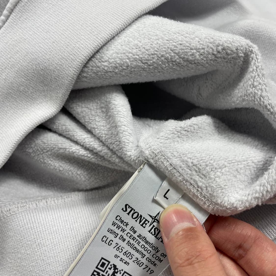 [L] 스톤아일랜드 후드티 상품이미지4