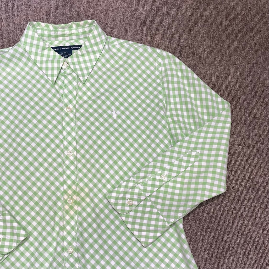 (12) 랄프로렌 스포츠 체크 셔츠 슬림핏 상품이미지3