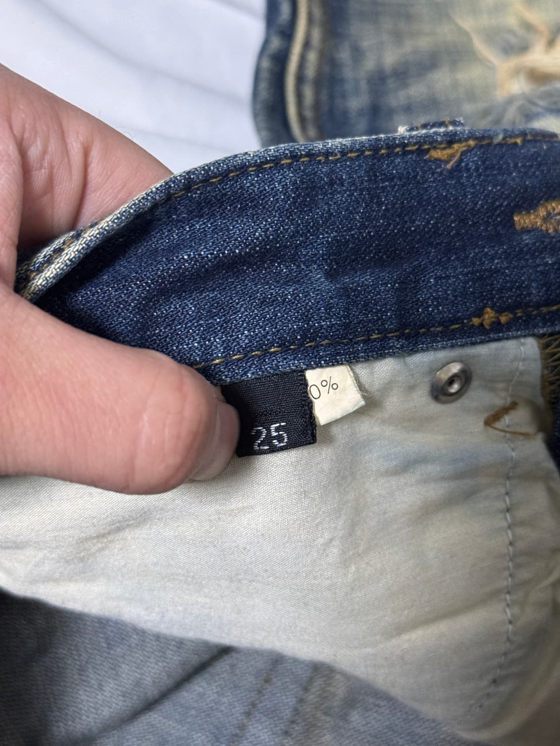 Cook jeans 워싱 플레어 데님팬츠 y2k vkei 토네이도마트 상품이미지7