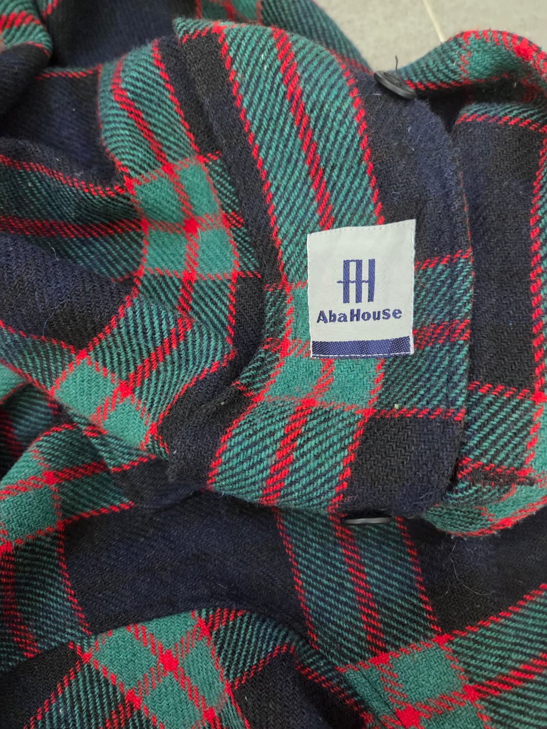 빈티지 체크 더플자켓 상품이미지6