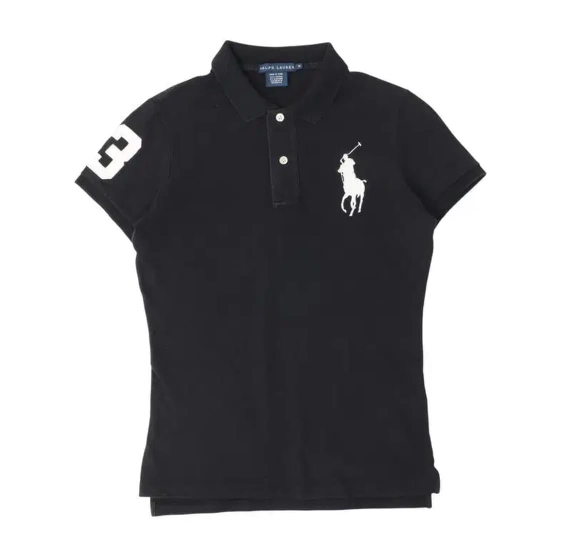 폴로 빅포니 블랙 카라 반팔티 상품이미지1