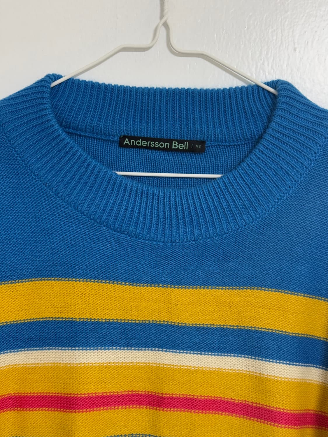 앤더슨벨 남녀공용 스트라이프 니트 XS 상품이미지1