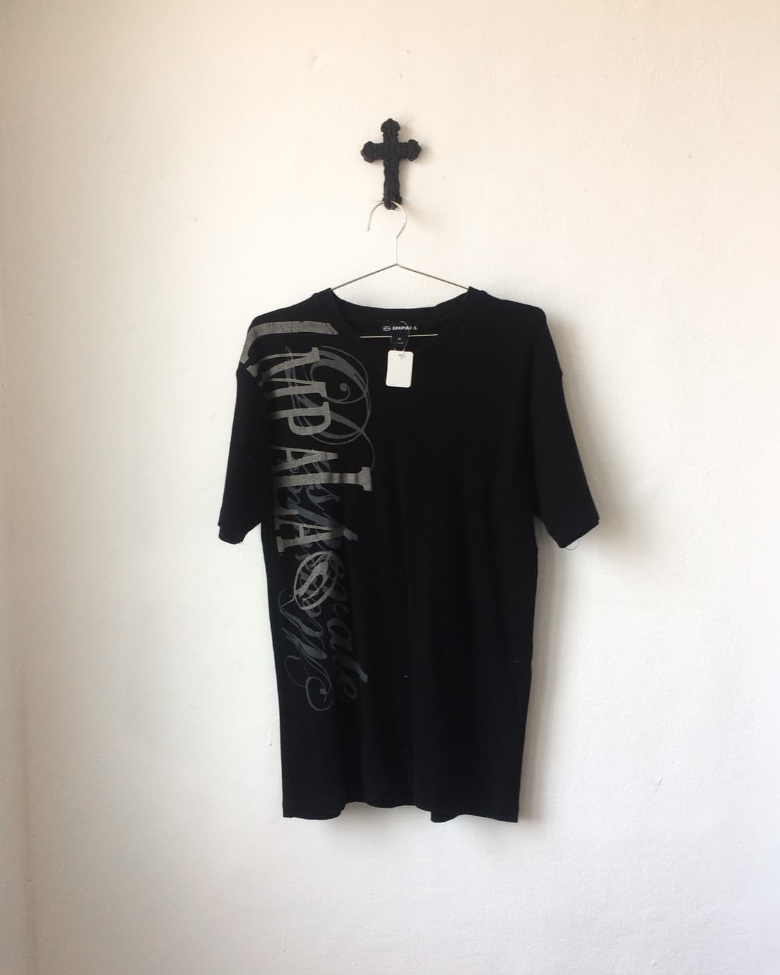 Lettering printing ribbed t shrit 상품이미지2