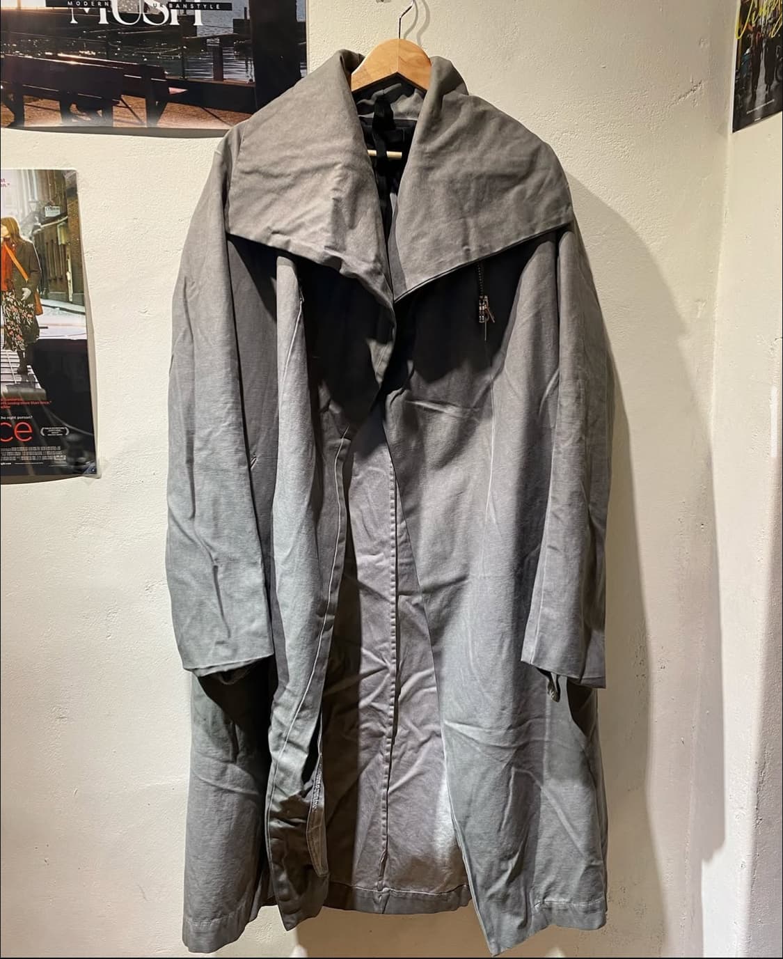 실루엣 롱 코트 릭오웬스맛 상품이미지3