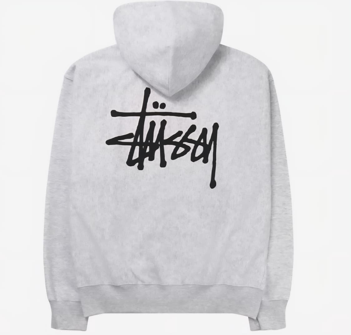 스투시 베이직 애쉬해더 후드집업 상품이미지2