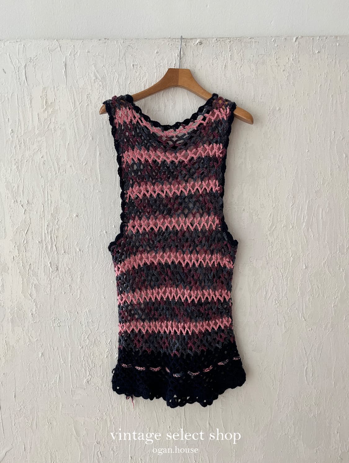vintage crochet sleeveless top 상품이미지1
