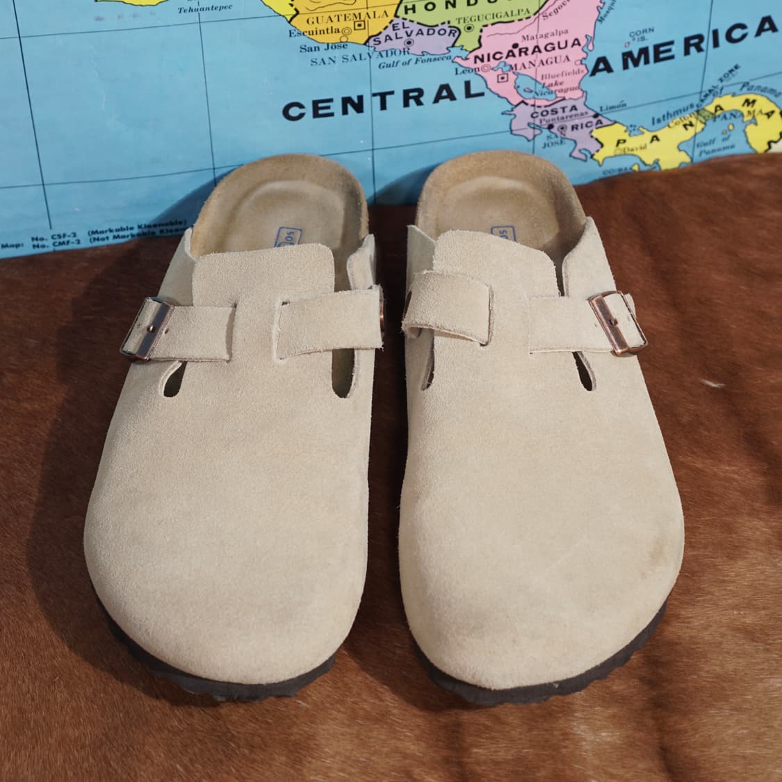 버켄스탁 보스턴 스웨이드 슬리퍼 상품이미지2