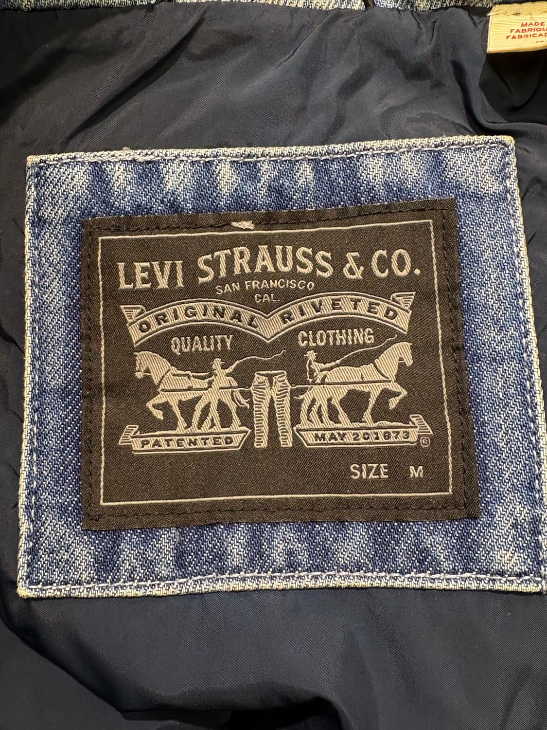 리바이스 데님 패딩 상품이미지9