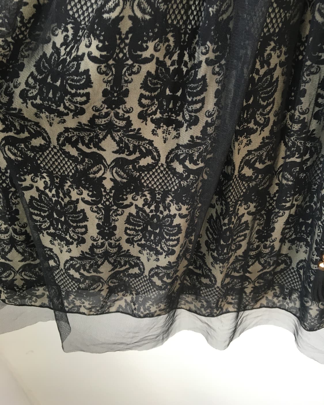 Ornament pattern point sleeveless onepie 상품이미지5