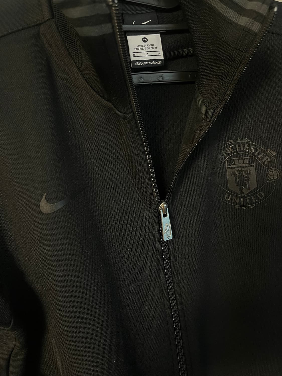 나이키 맨체스터유나이티드 트랙 자켓 대장 져지 블랙 [M/95]  상품이미지1