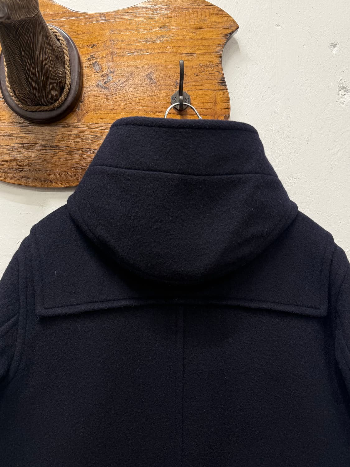 L) J.Press Wool Duffle Coat Navy 상품이미지7