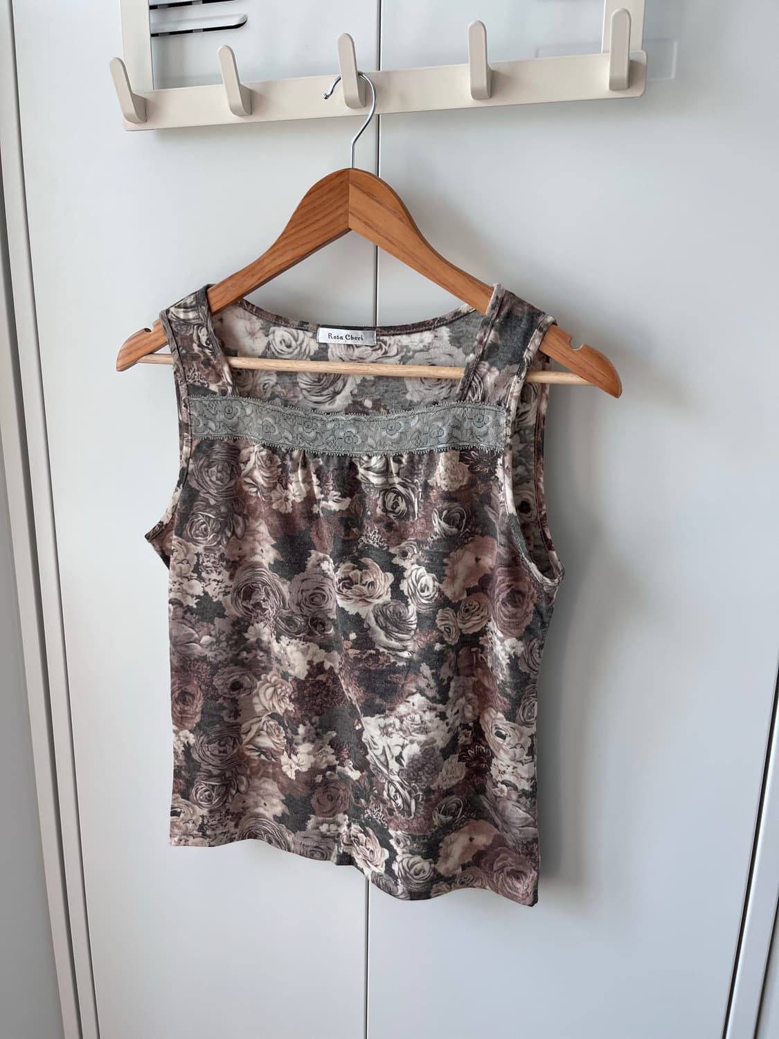 Rosa cheri 로사체리 장미 레이스 스퀘어넥 슬리브리스 상품이미지7