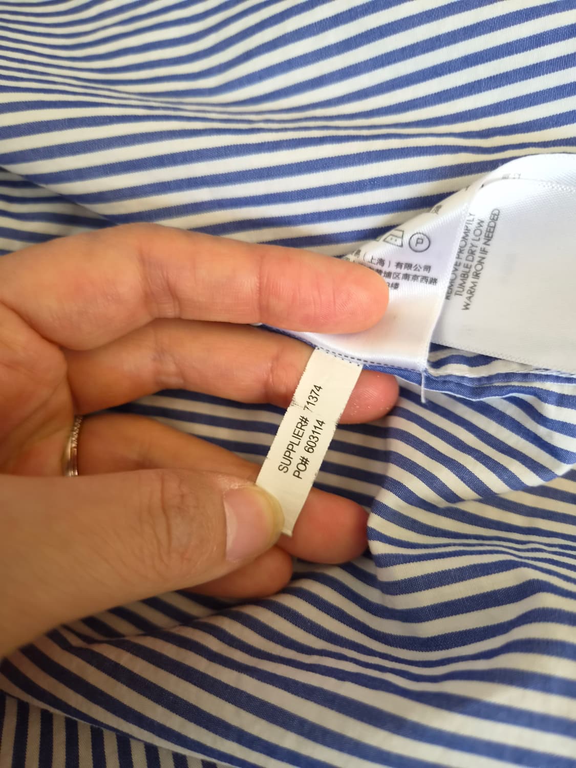 폴로랄프로렌 남성 스트라이프코튼긴팔셔츠
 상품이미지8