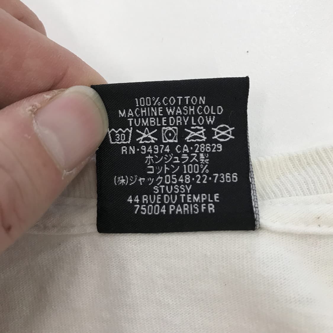 스투시 stussy 본앤레이즈드 티셔츠 [M] 상품이미지5