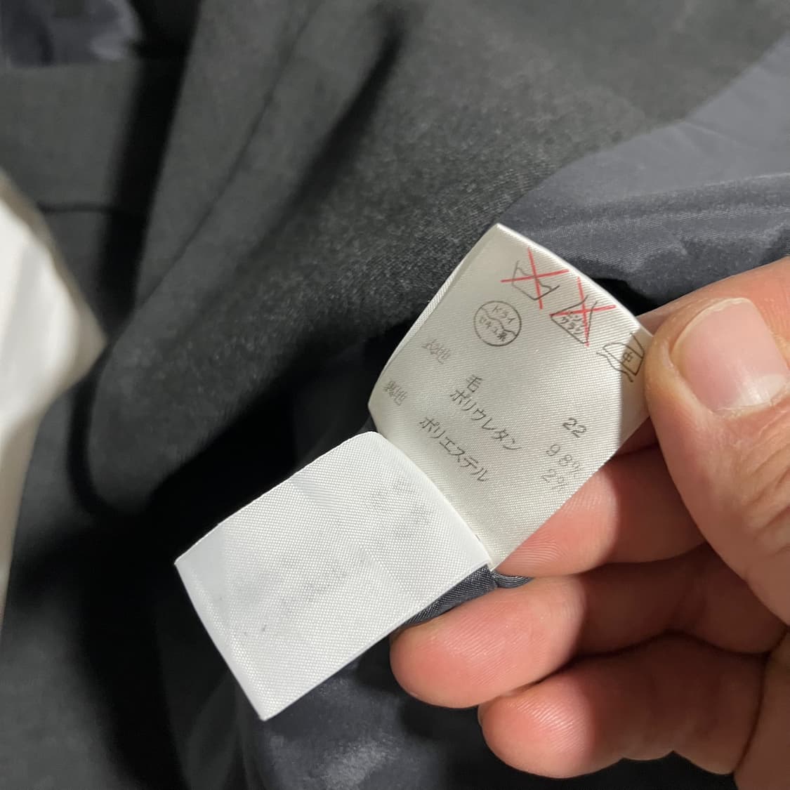 DKNY . 차콜 원버튼 블레이저 상품이미지7