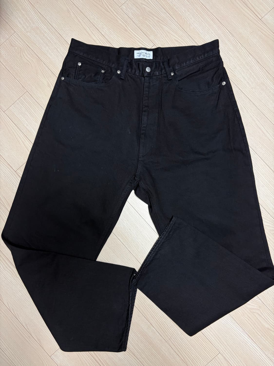 엔즈앤드민즈 ends and means 블랙 데님  상품이미지1