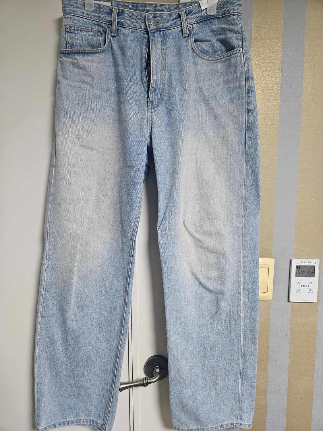 인더로우 블리치 데님 2사이즈 상품이미지1