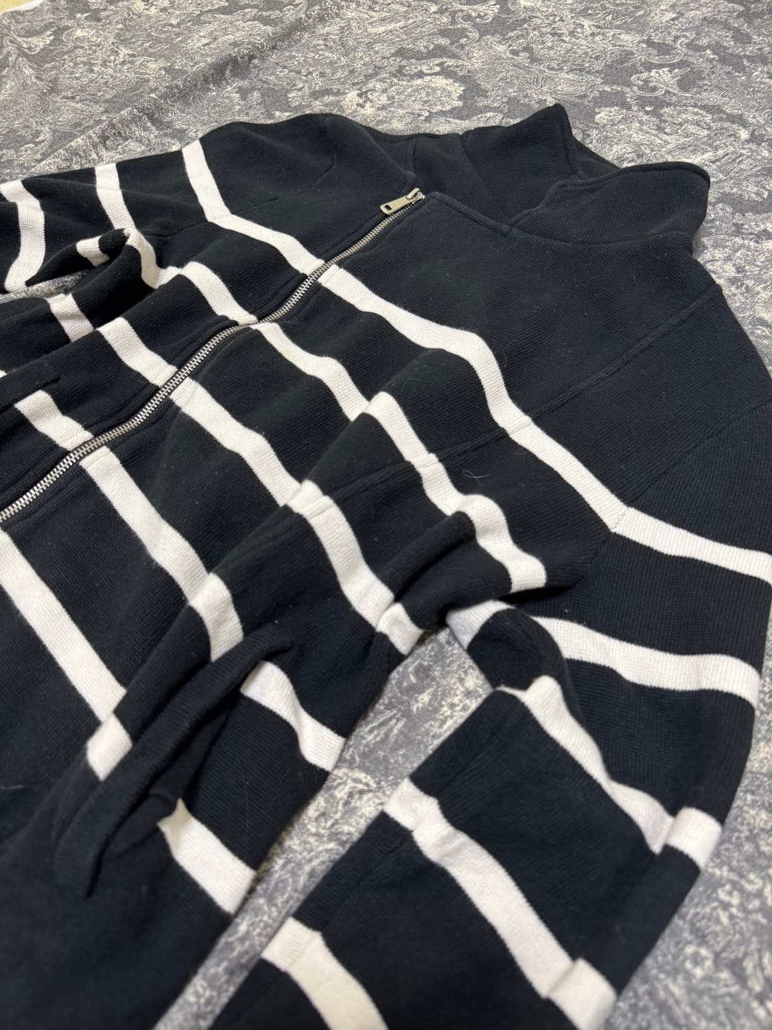  levani jacket stripe zip up sweater 상품이미지4