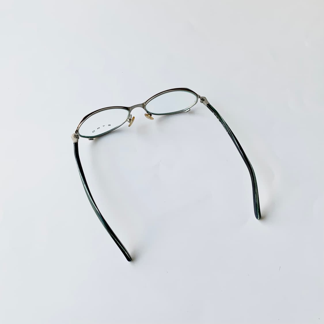 866 에트로 데드스탁 빈티지 슬림 오벌 메탈 픽키안경 상품이미지5