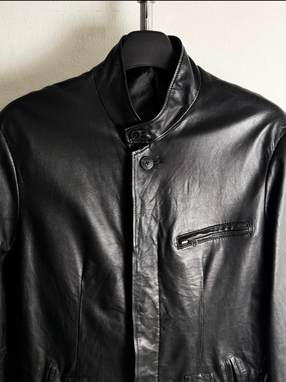 Angelo journey sheepskin Leather jacket 상품이미지3