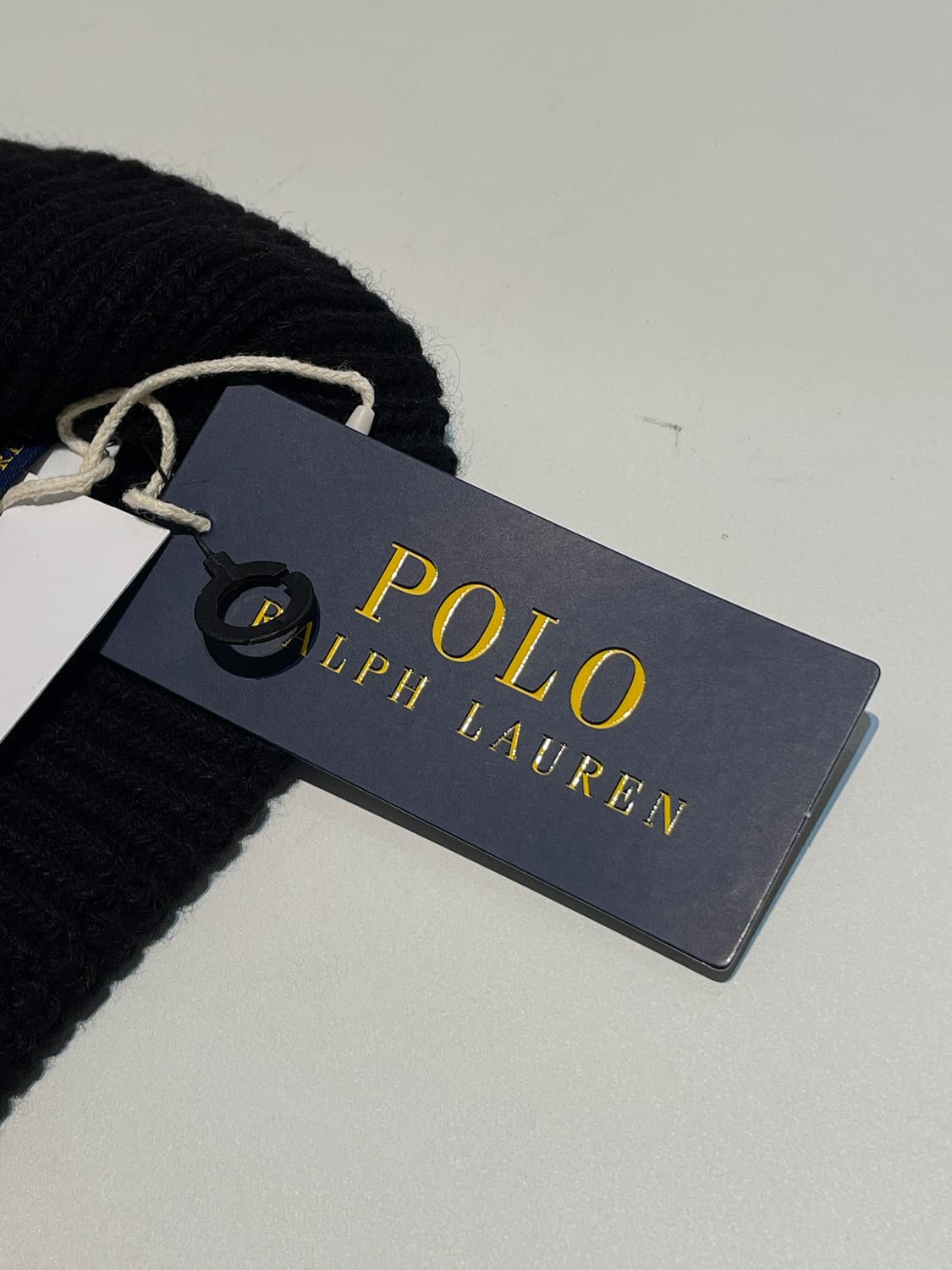 폴로 랄프로렌 베어 블랙 비니 미사용 새 상품 A1544 상품이미지4