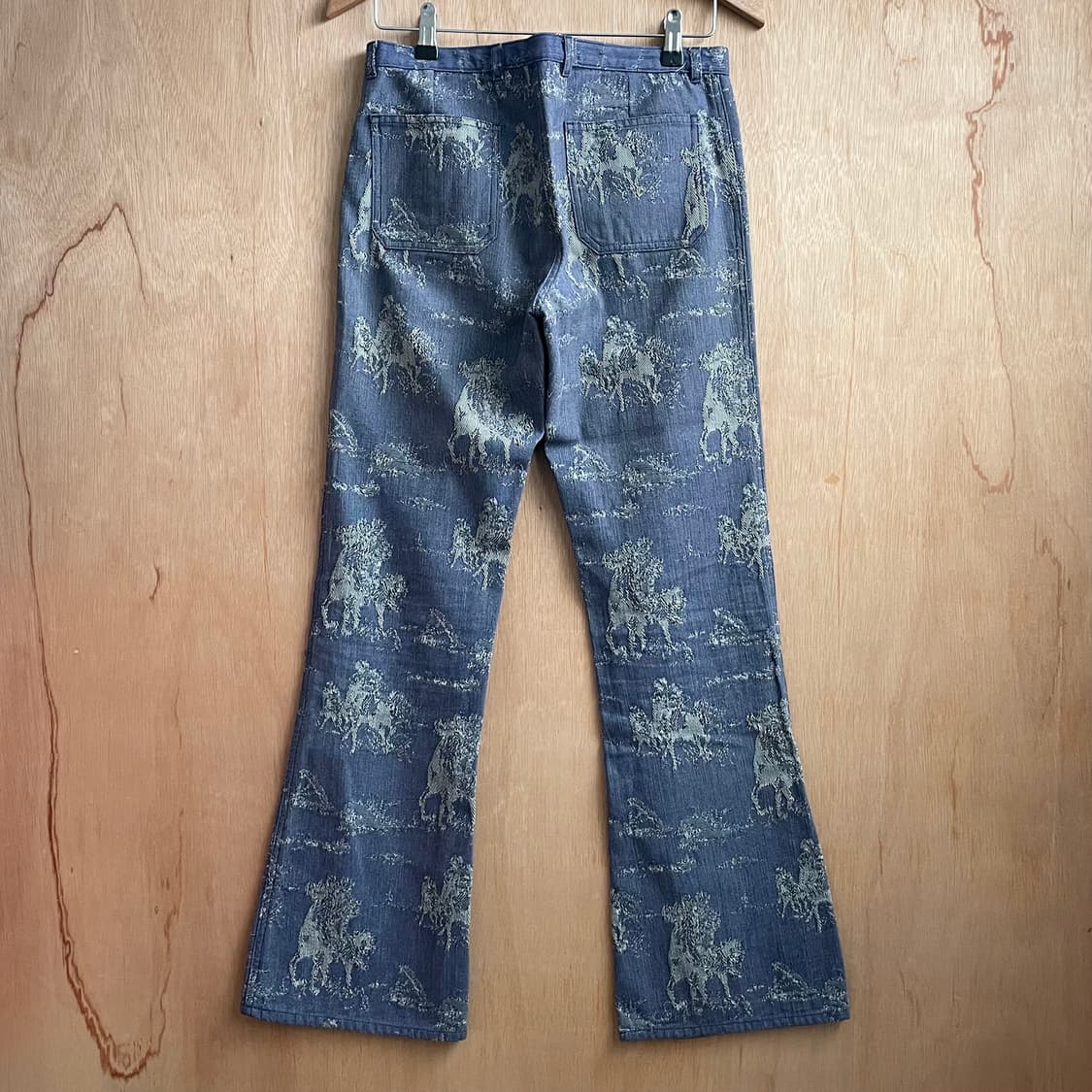 드리스반노튼 자카드 플레어 팬츠 상품이미지3