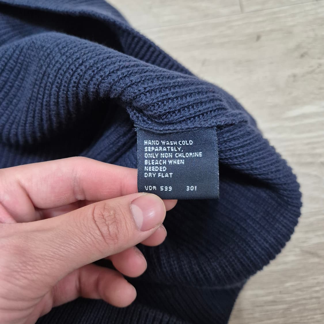 노티카 로고 라인 라운드 니트 S(90) 상품이미지8