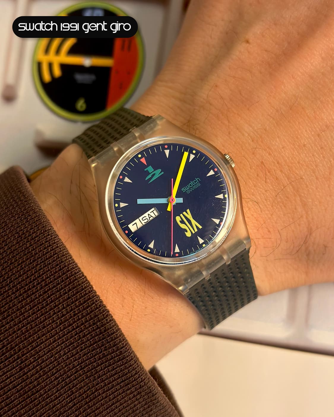 91년판) 빈티지 스와치 젠트 Giro 상품이미지1