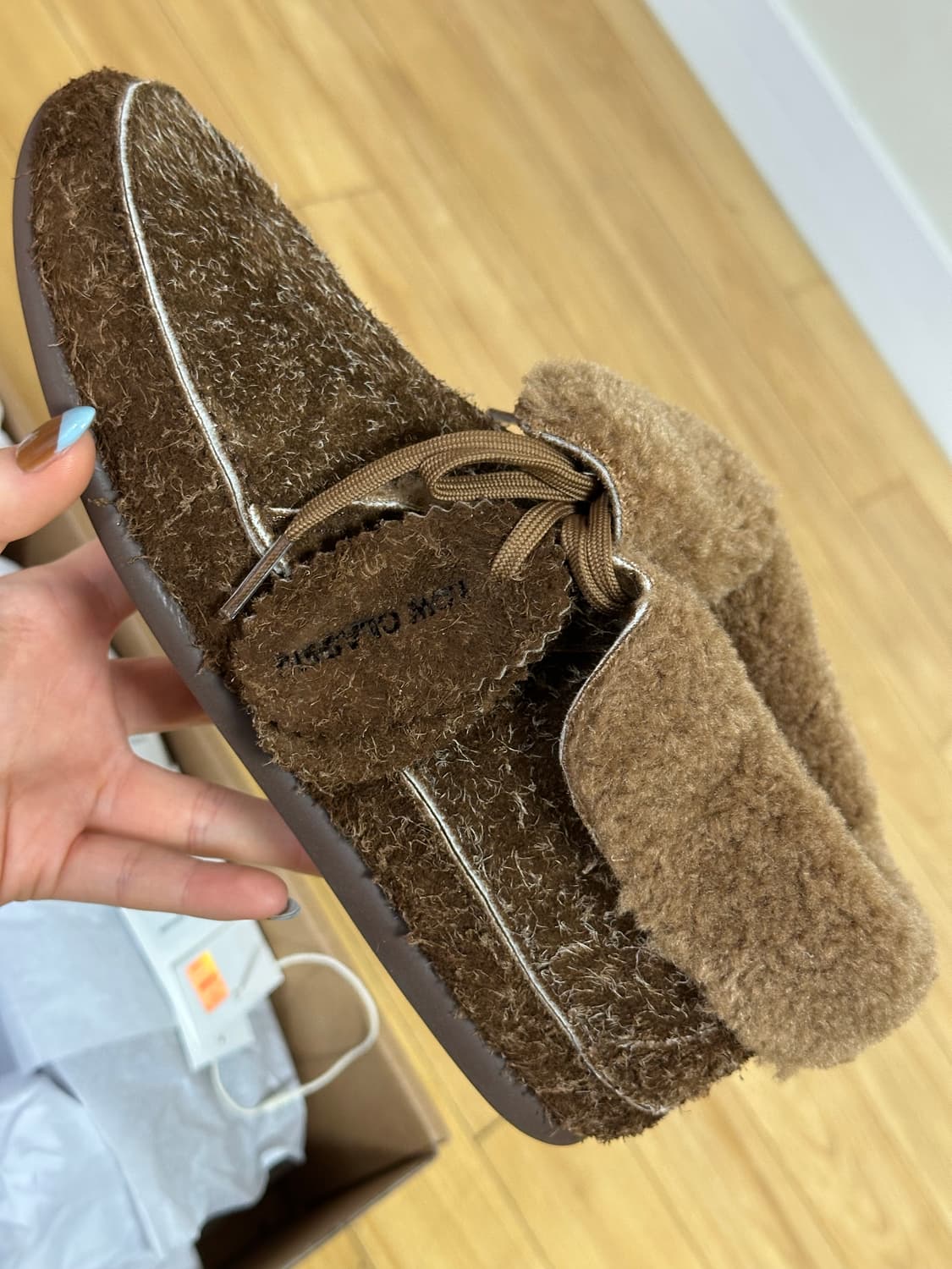 로우클래식 시어링 모카신 카멜 새상품 37 상품이미지1