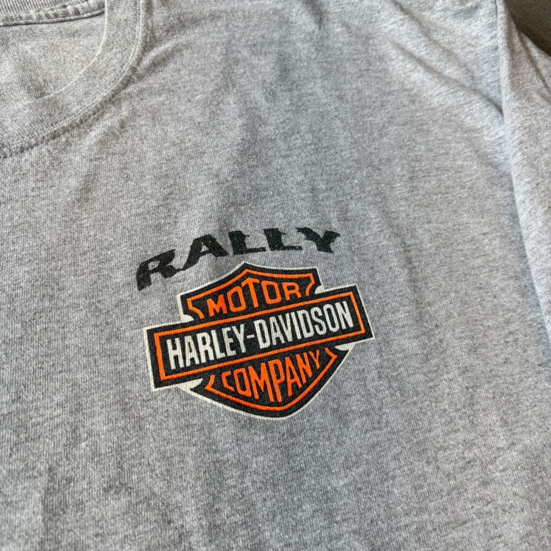할리데이비슨 그레이 긴팔 티셔츠 롱슬리브 상품이미지6