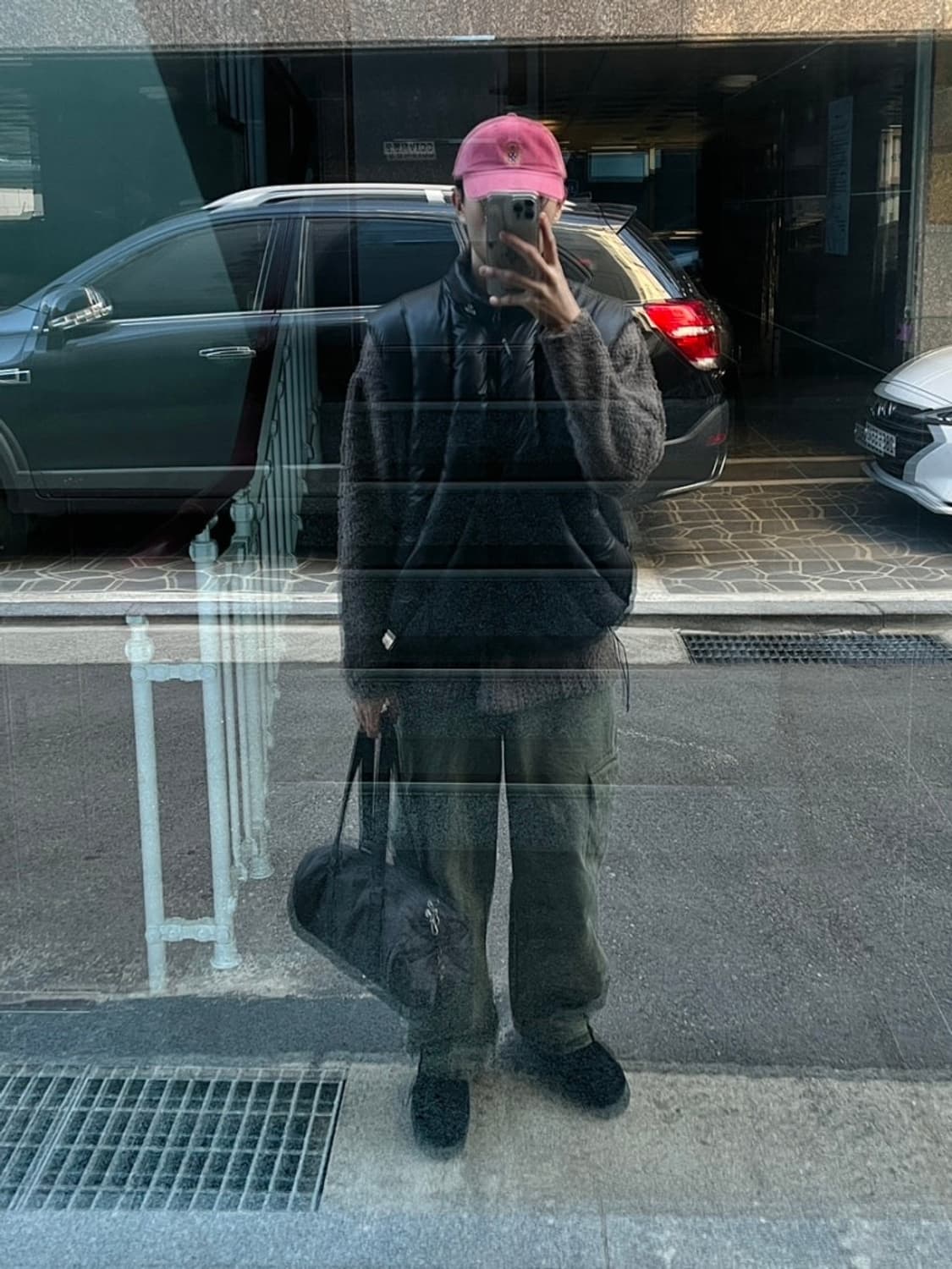 콜드웜 나일론 슬라이드 패딩 베스트 블랙 L size 상품이미지3