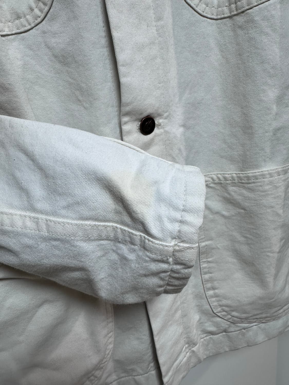 디키즈 화이트 코듀로이 카라 워크 자켓 상품이미지3