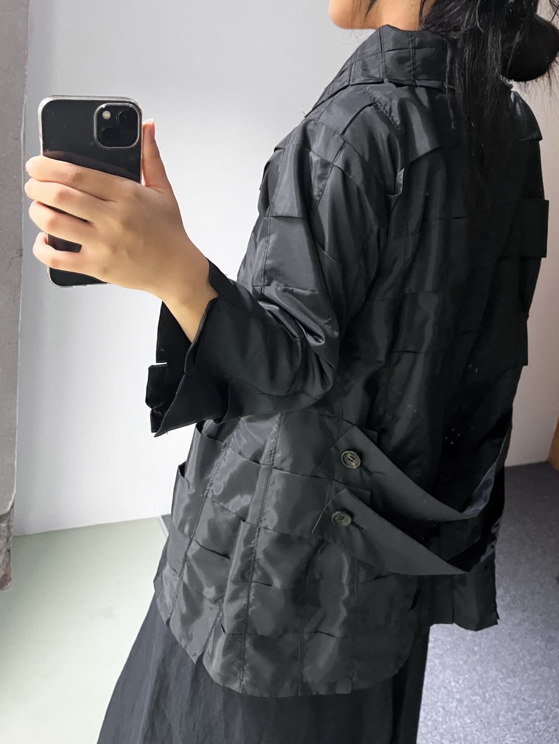 이세이 미야케 10s/s 인터우븐 코트 상품이미지4