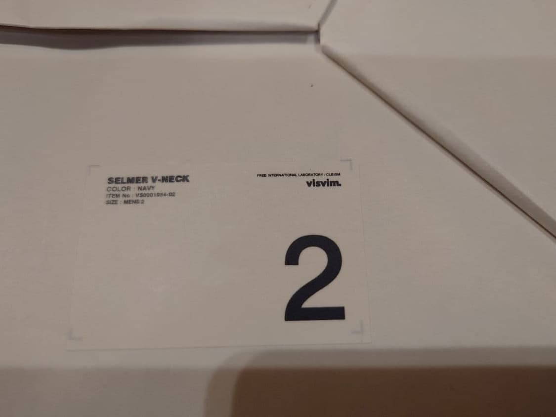 (2) 비즈빔 visvim SELMER V-NECK 브이넥 니트 상품이미지6