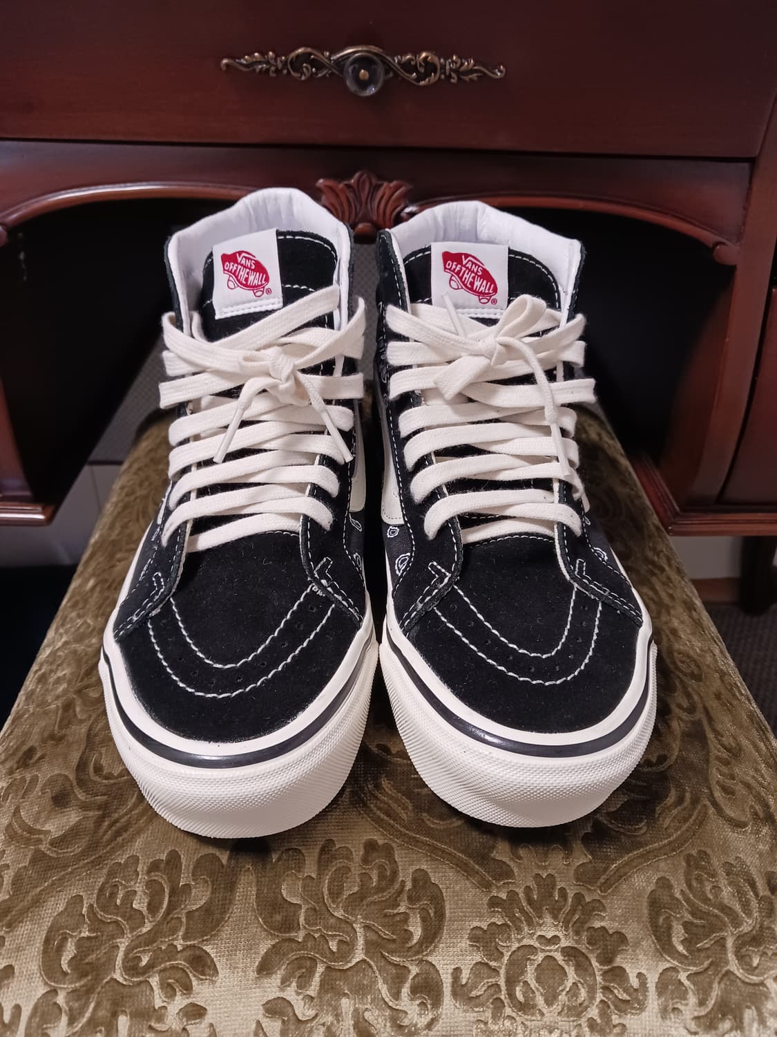  스케이트 하이 반스 페이즐리 블랙 상품이미지1