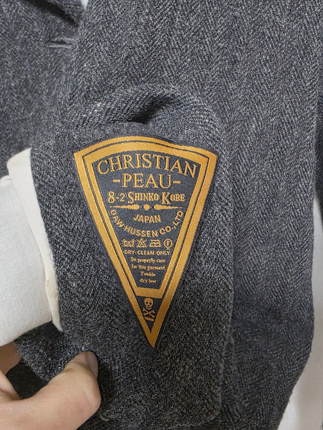 Christian peau grey coat 상품이미지4