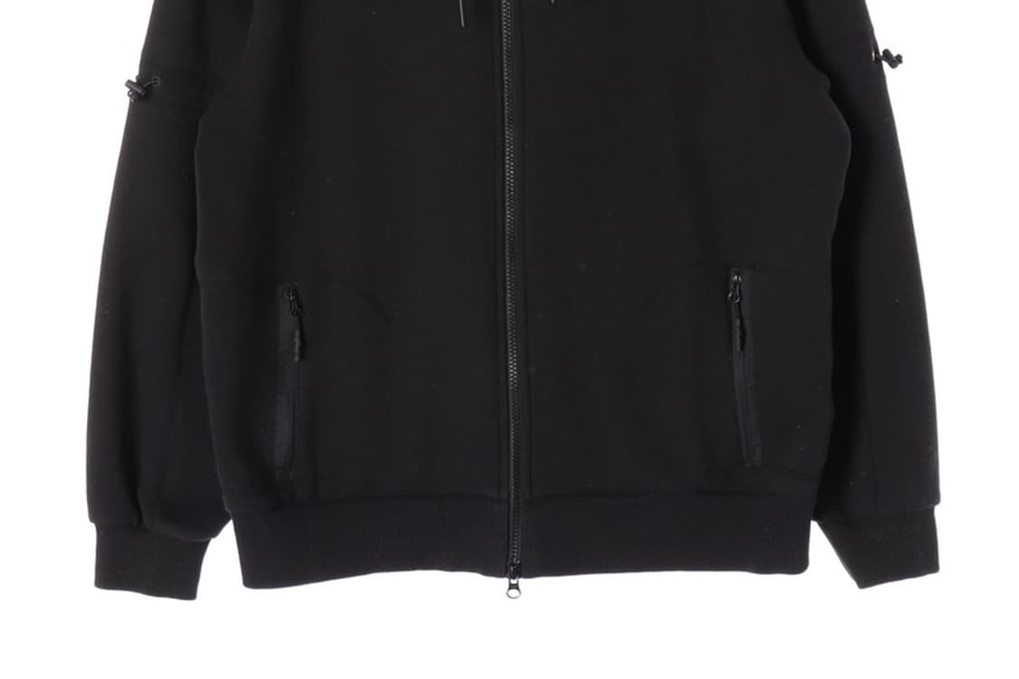 스파이더 블랙 스몰 로고 테크 후드 집업 XL 상품이미지4