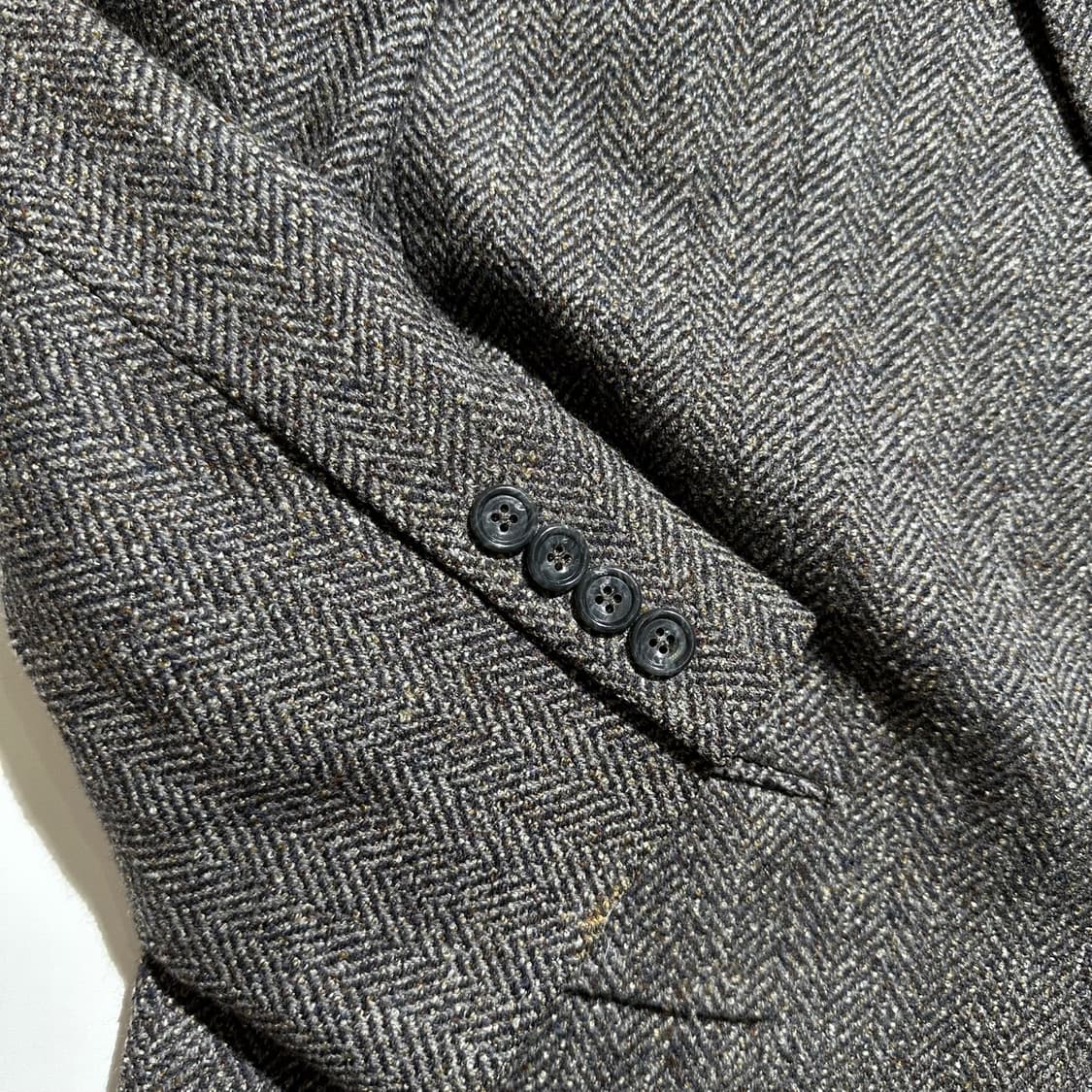 입생로랑 캐시미어 블렌드 헤링본 싱글 2B 블레이저 상품이미지4