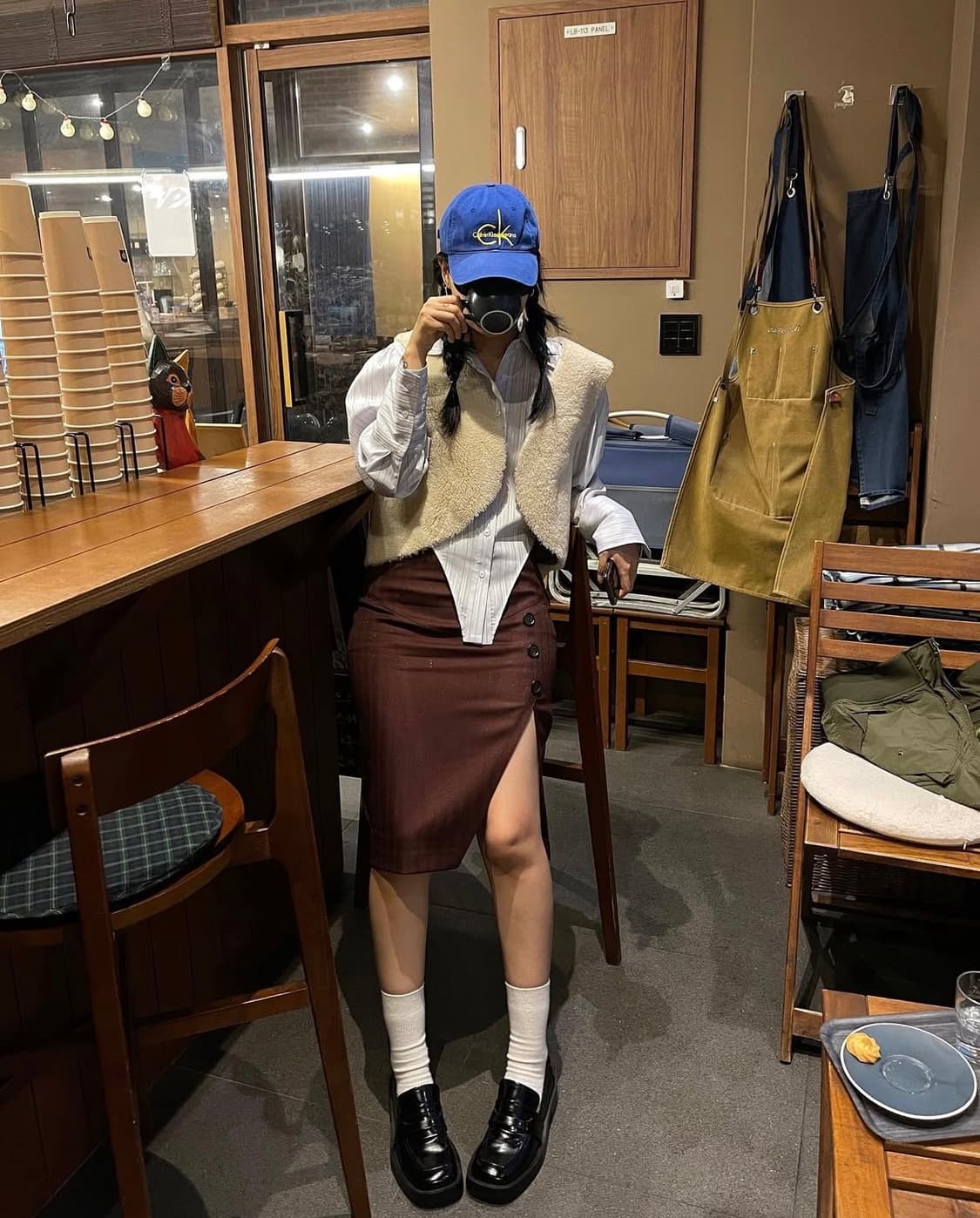 데어드 bikini line metal stripe shirt 셔츠 상품이미지4