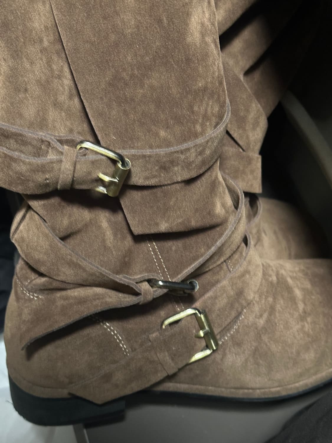 이이알하우스 스웨이드 벨츠 부츠 상품이미지3